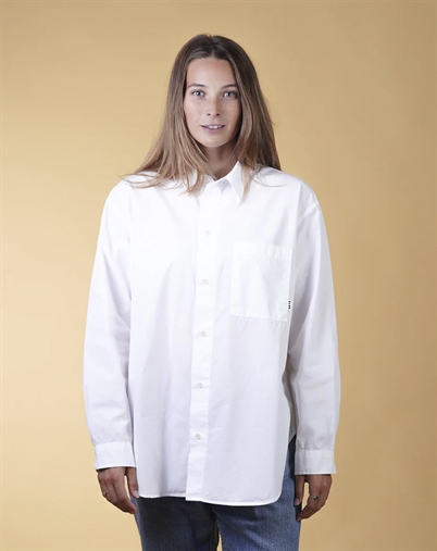  Elsk - Poplin Womans Skjorte - White 